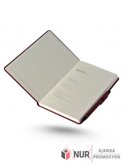 Termo Deri Kapaklı Tarihsiz Defter Ajanda